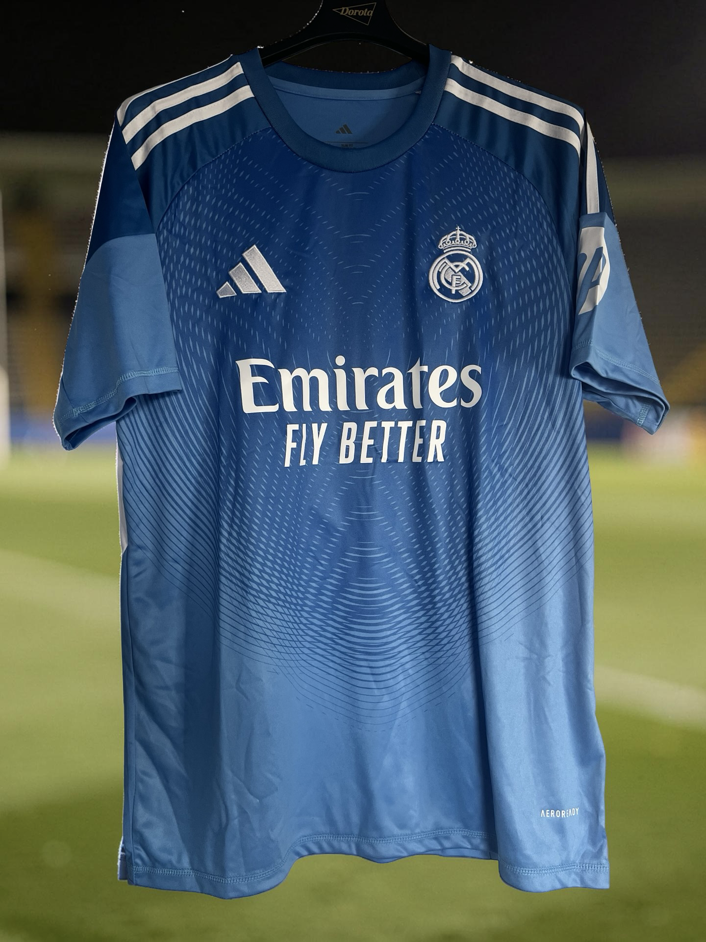 Tricou fotbal – Fan Edition Real Madrid- Courtois- Albastru