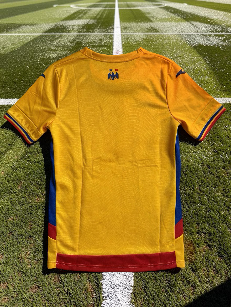 Tricou fotbal – Fan Edition România- Galben