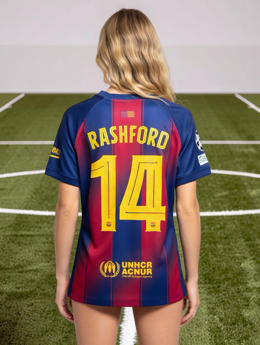 Tricou de fotbal – Ediția Fan Barcelona – stil Rashford
