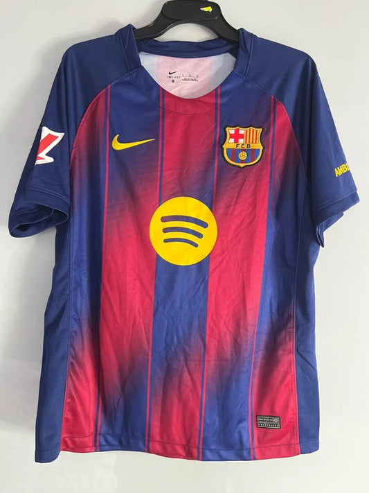 Tricou fotbal – Fan Edition Barcelona - stil Lewandowski