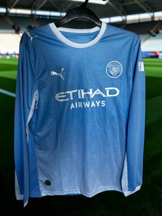 Tricou de fotbal – Ediție de fan – M.City – Mânecă lungă