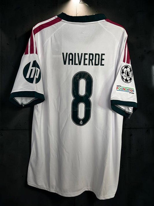 Tricou fotbal – Fan Edition Real Madrid- Valverde- Alb