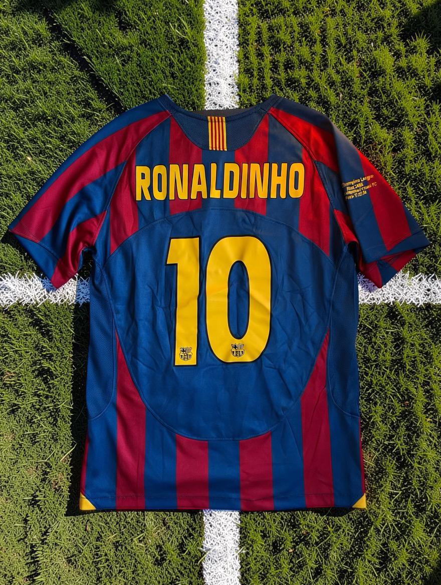 Tricou de fotbal – Ediția Fan Barcelona - Ronaldinho