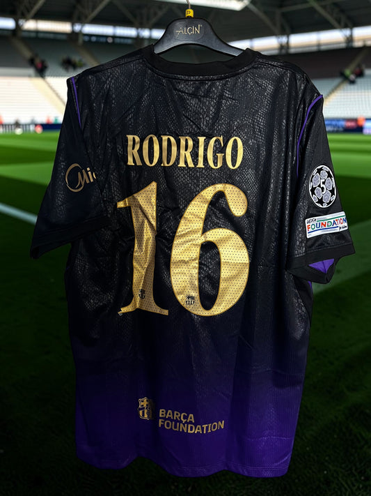 Tricou de fotbal – Ediția Fan Barcelona Rodrigo Violet
