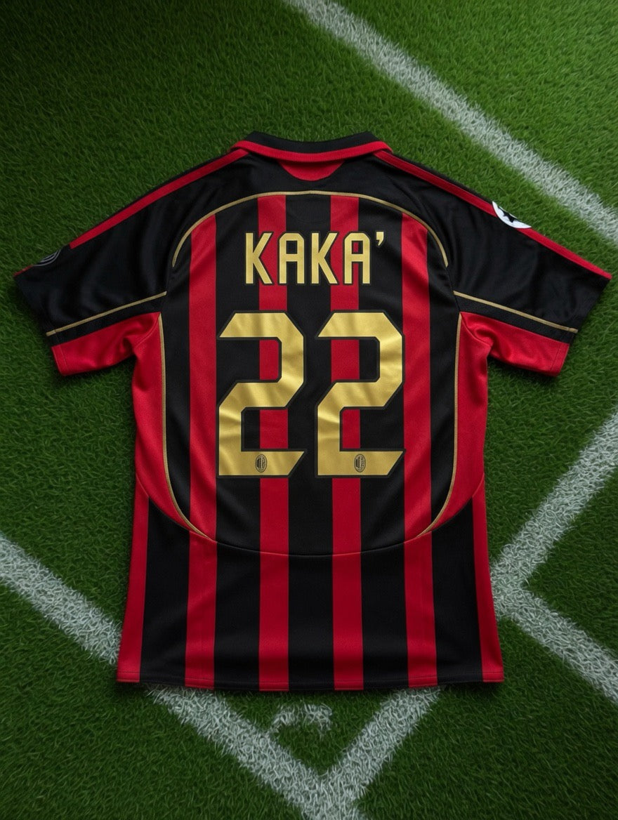 Tricou fotbal – Fan Edition AC Milan - Kaka - Roșu