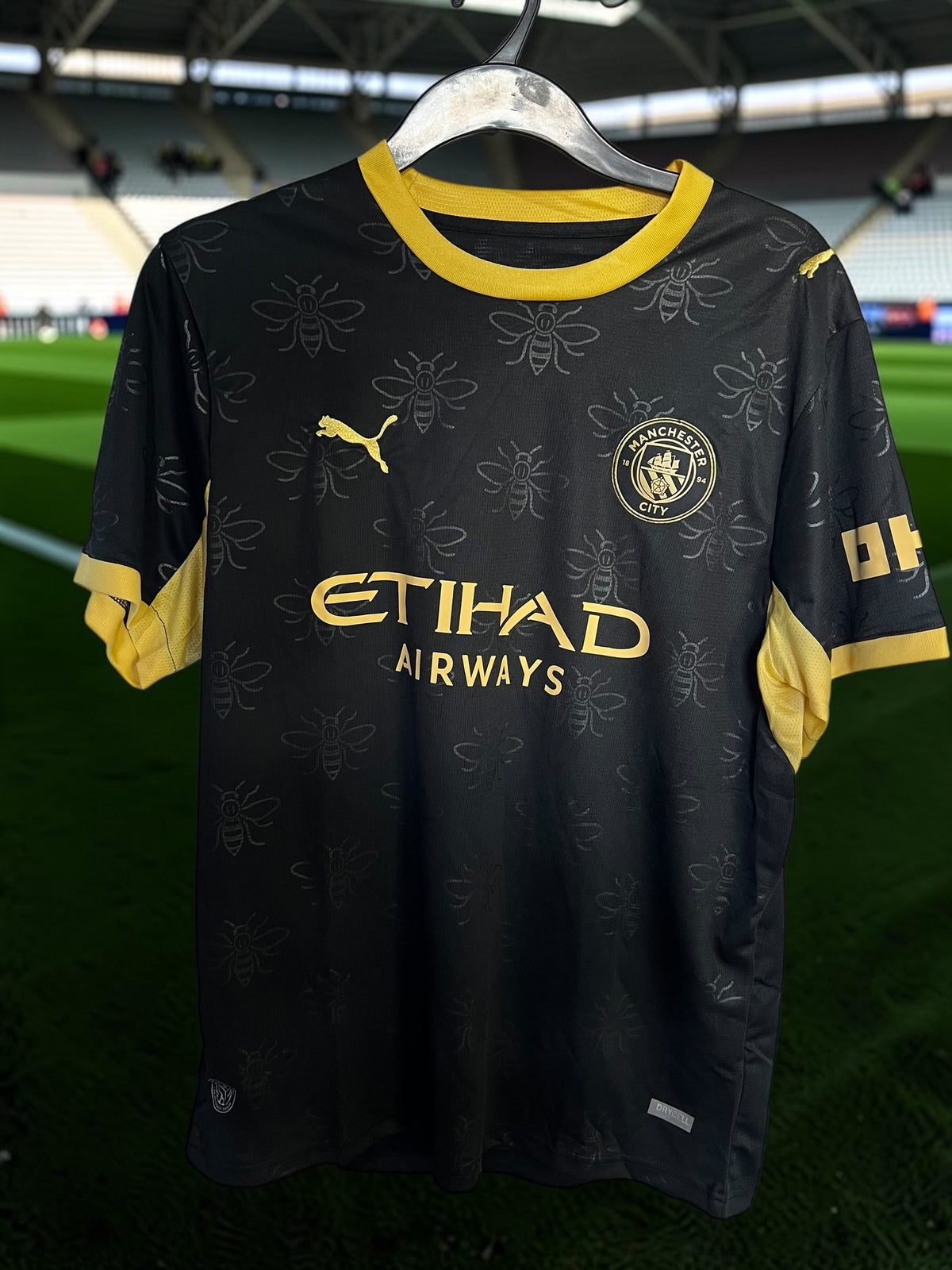 Tricou de fotbal – Fan Edition M.City Negru