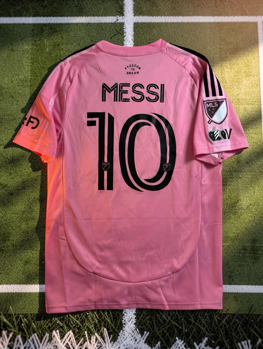 Tricou fotbal – Fan Edition Inter Miami - stil Messi