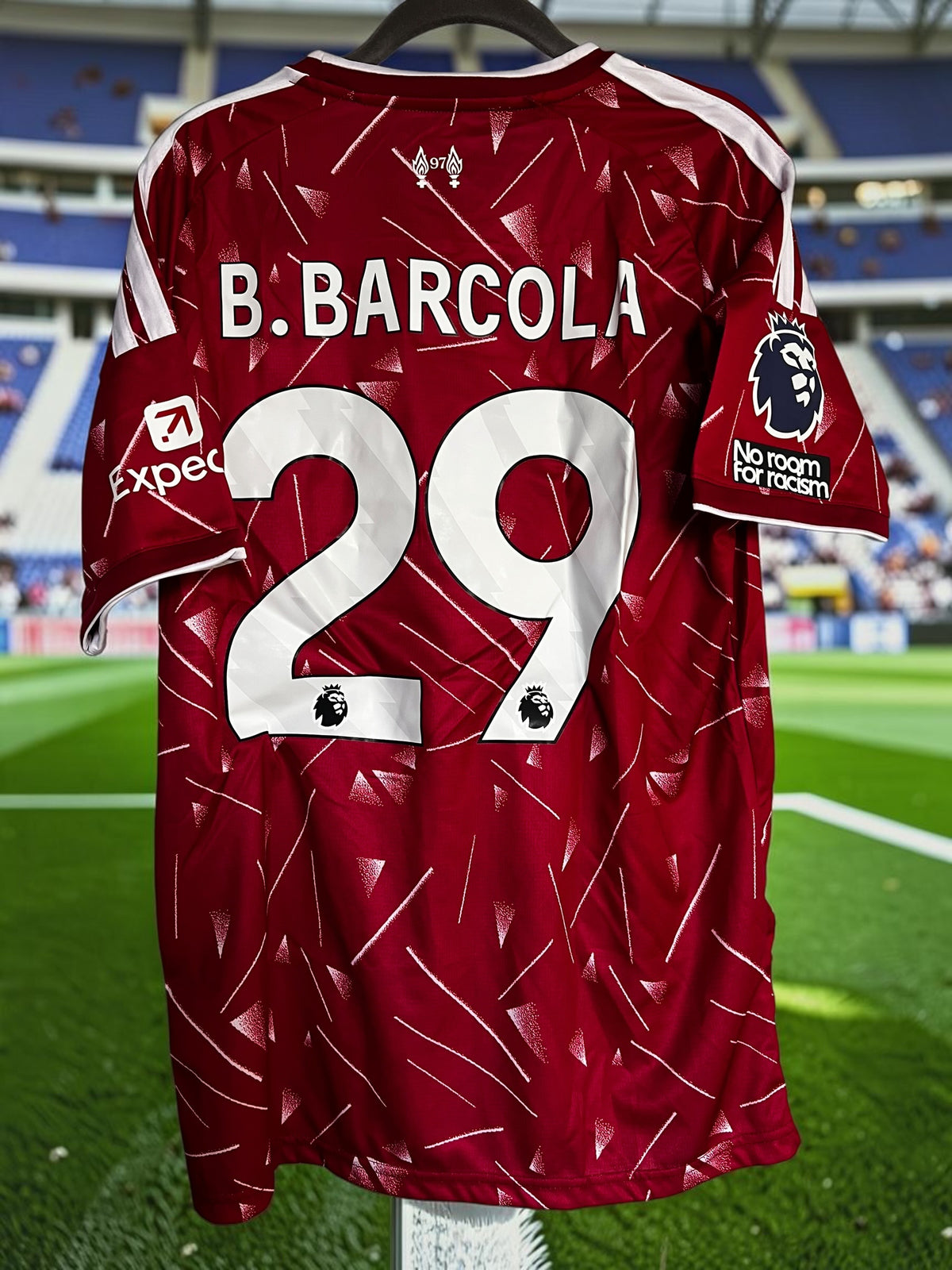 Tricou de fotbal – Ediția Fan Liverpool- B.Barcola roșu