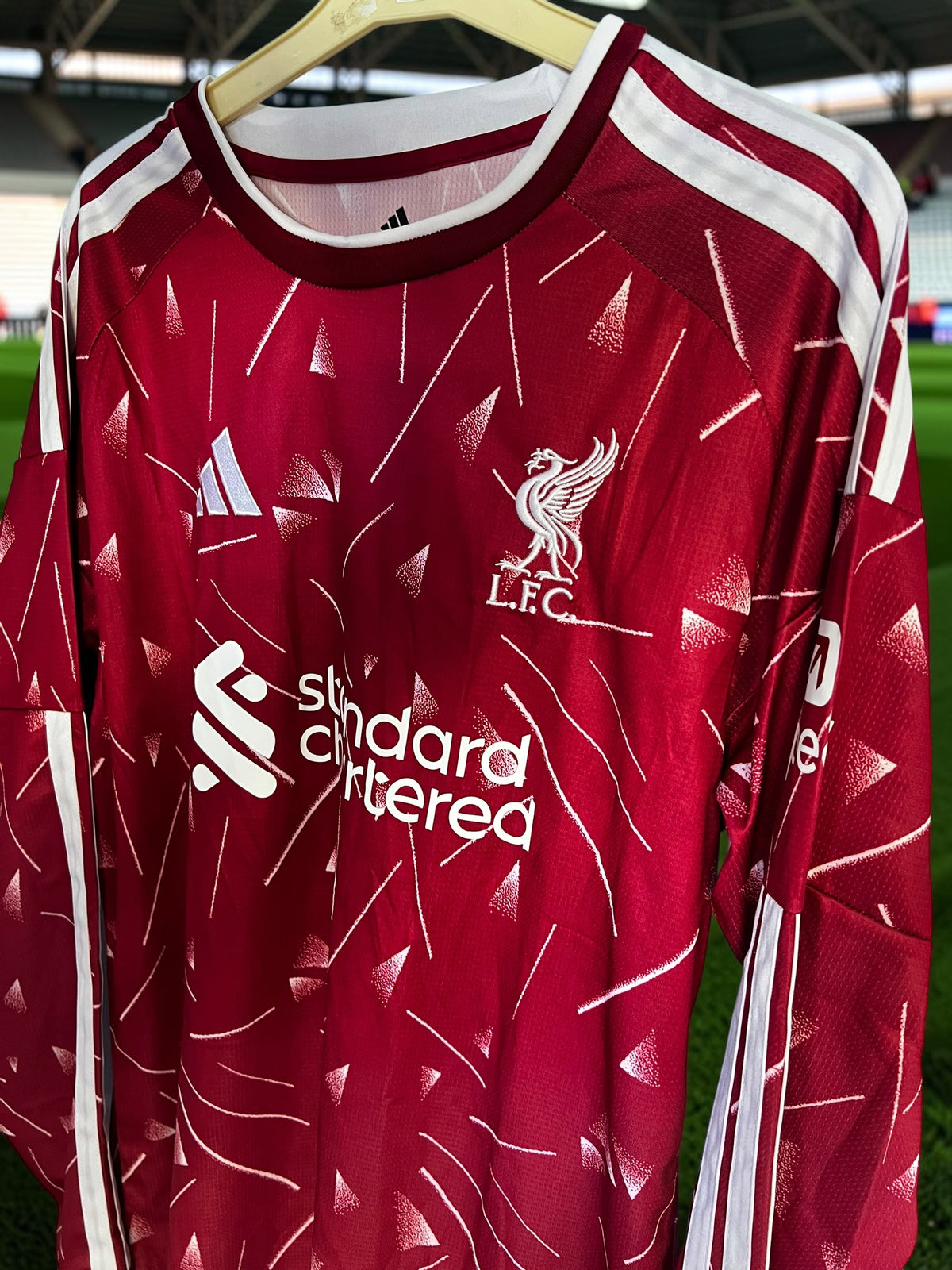 Tricou de fotbal – Ediție de Fan – Liverpool – Mânecă Lungă