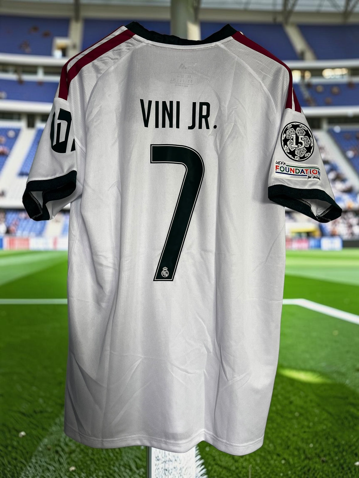 Tricou de fotbal – Ediție de fan Real Madrid Vini Jr. Alb