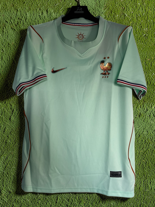 Tricou fotbal – Fan Edition Franța - Turcoaz