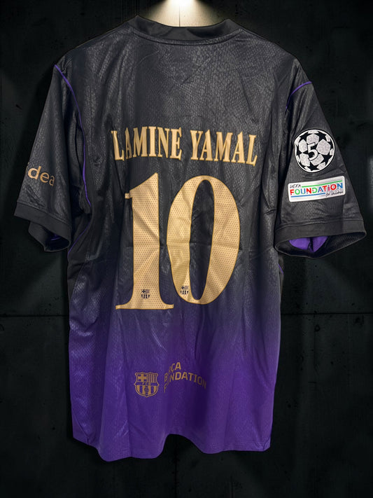 Tricou fotbal – Fan Edition Barcelona- Lamine Yamal- Violet