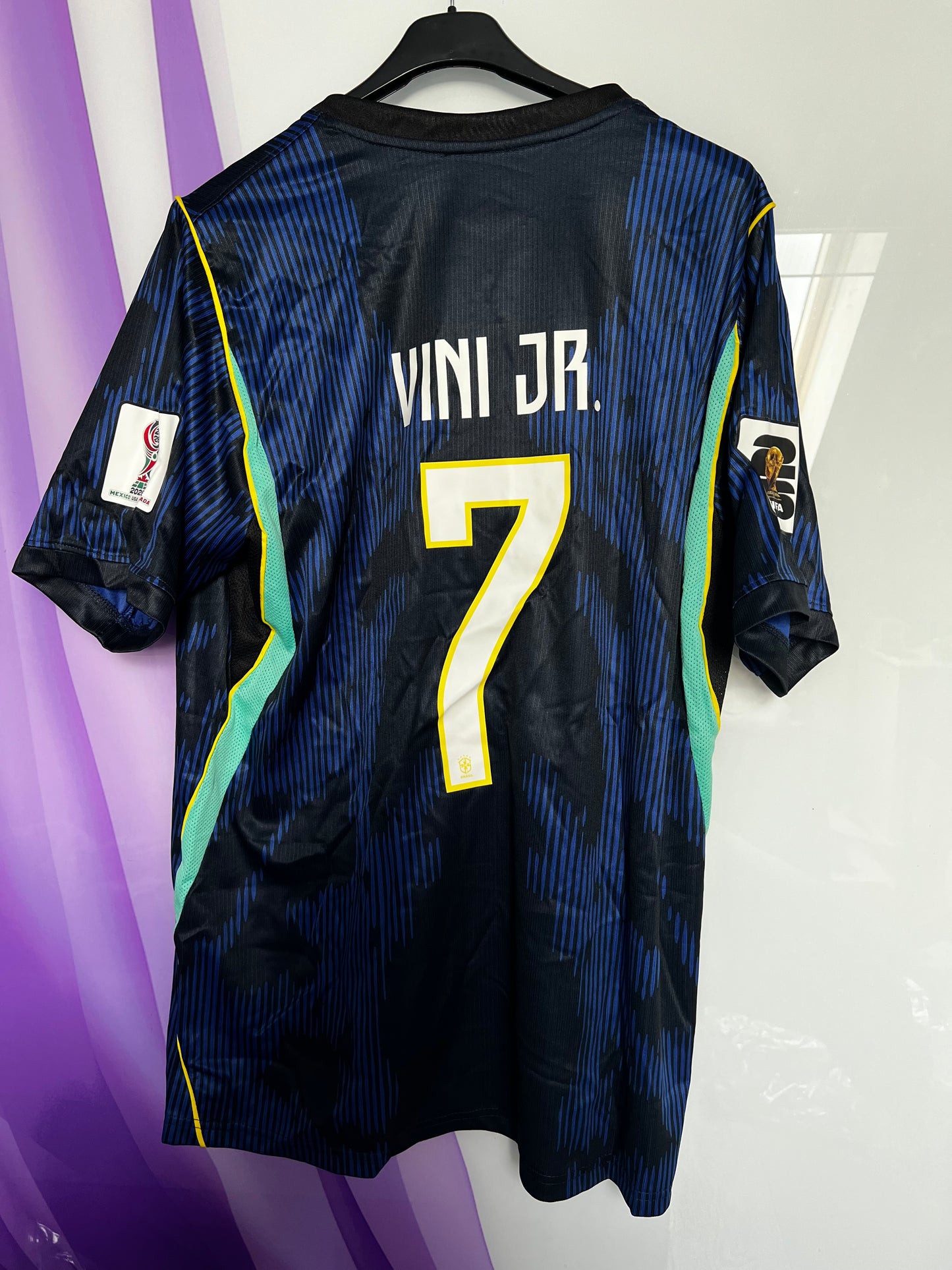 Tricou fotbal – Fan Edition Brazilia- Vini Jr