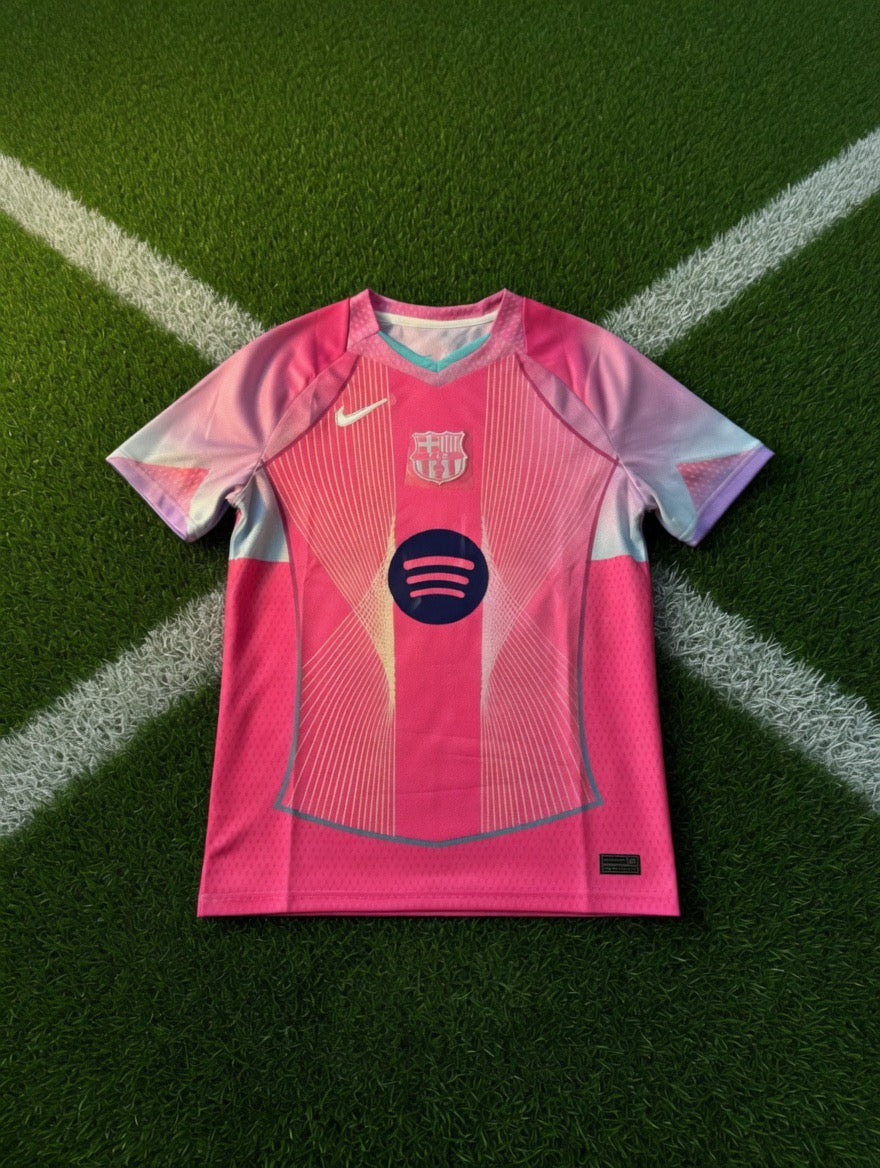 Tricou fotbal – Fan Edition Barcelona - Roz