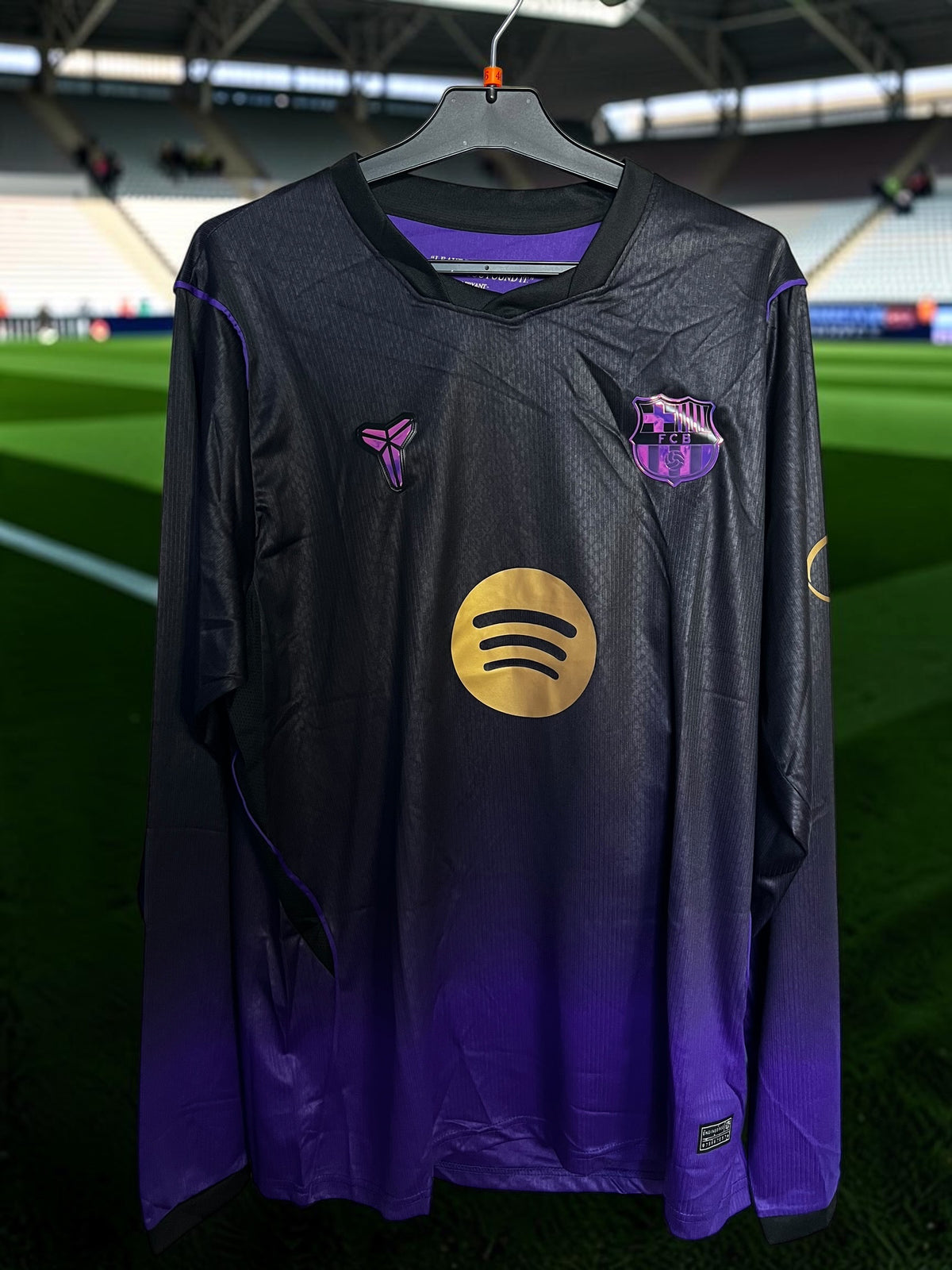 Tricou de fotbal – Ediție de fan Barcelona, mânecă lungă