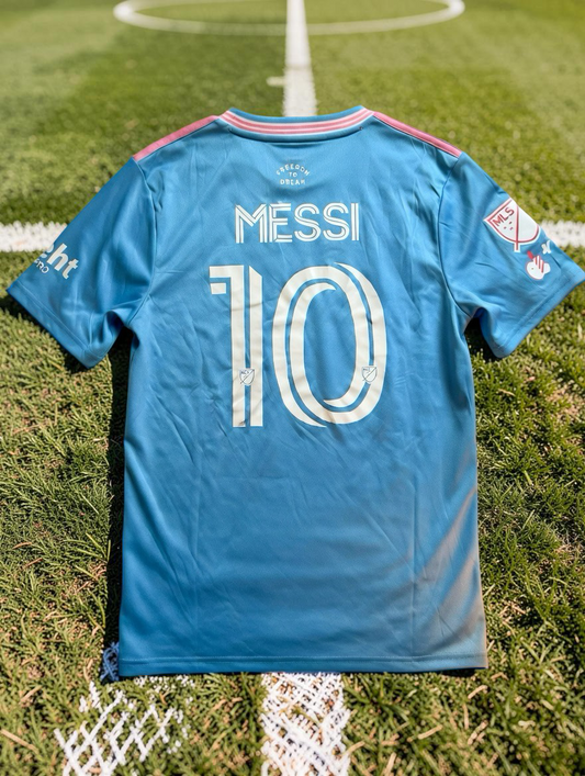 Tricou fotbal – Fan Edition Inter Miami - stil Messi