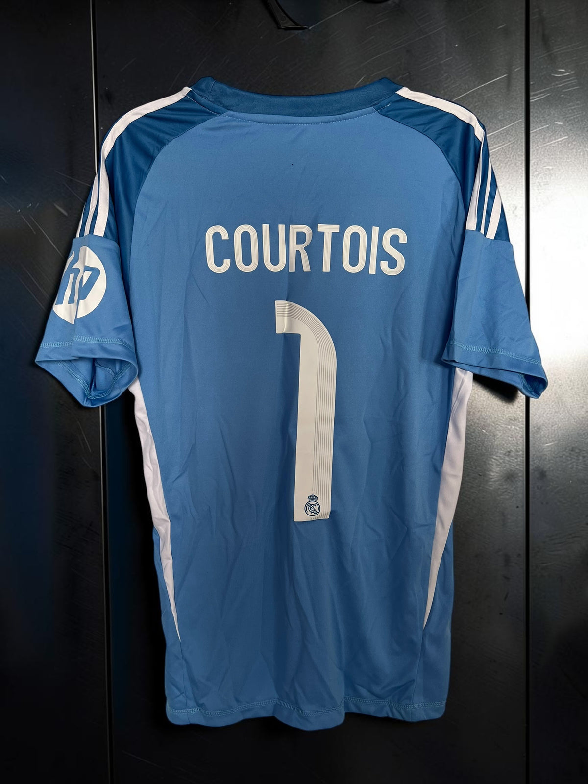 Tricou de fotbal – Ediție de fan – Courtois – Albastru