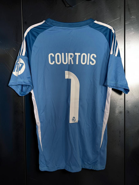 Tricou de fotbal – Ediție de fan – Courtois – Albastru