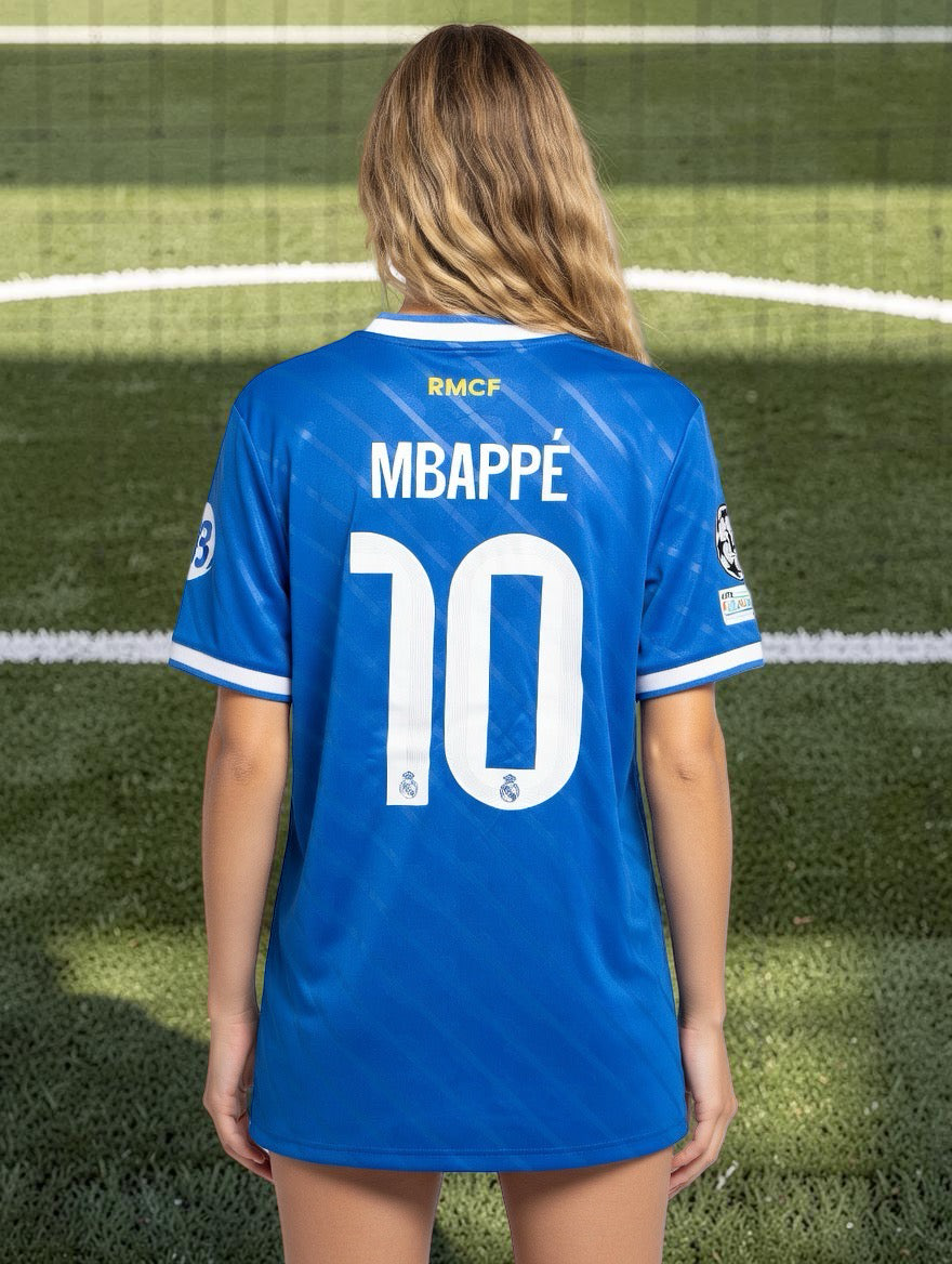 Tricou de fotbal – Ediția Fan Real Madrid - stil Mbappe