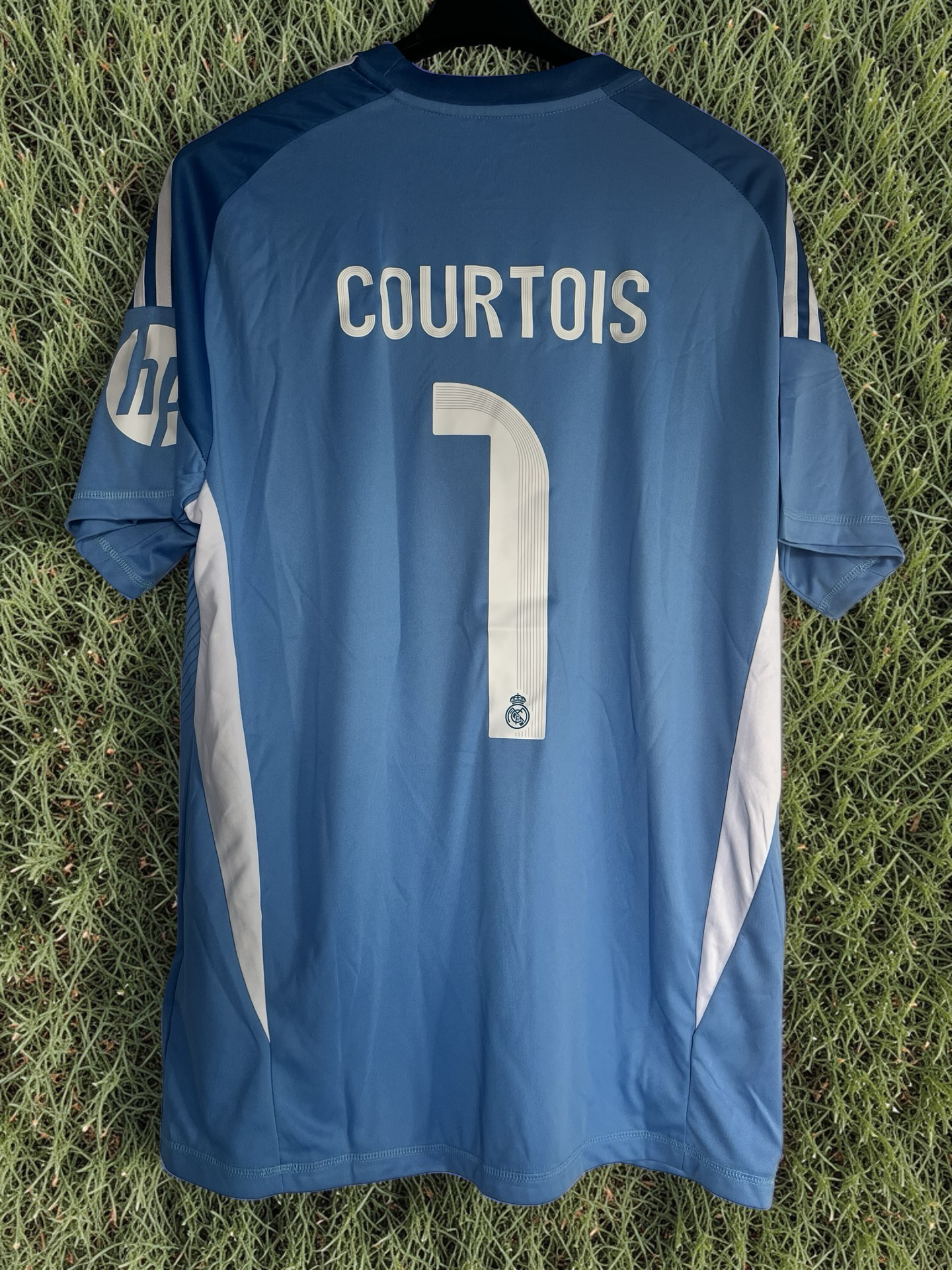 Tricou fotbal – Fan Edition Real Madrid- Courtois- Albastru
