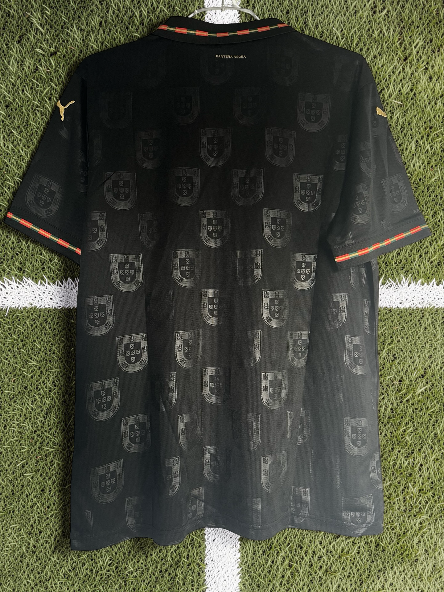 Tricou fotbal – Fan Edition Portugalia- Negru