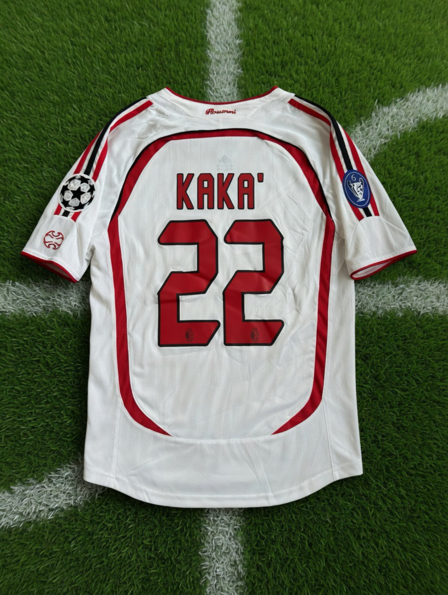 Tricou fotbal – Ediția pentru fani AC Milan - Kaka - Alb