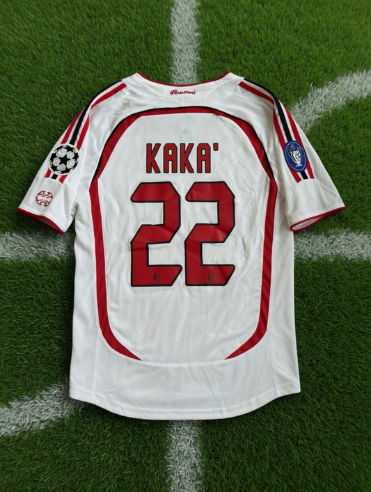 Tricou fotbal – Ediția pentru fani AC Milan - Kaka - Alb