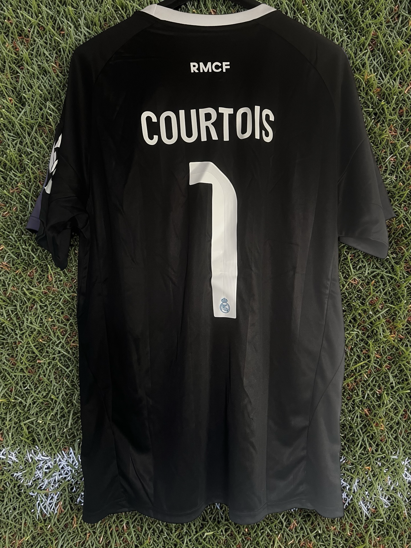 Tricou fotbal – Fan Edition Real Madrid- Courtois- Negru