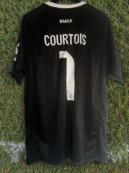 Tricou fotbal – Fan Edition Real Madrid- Courtois- Negru