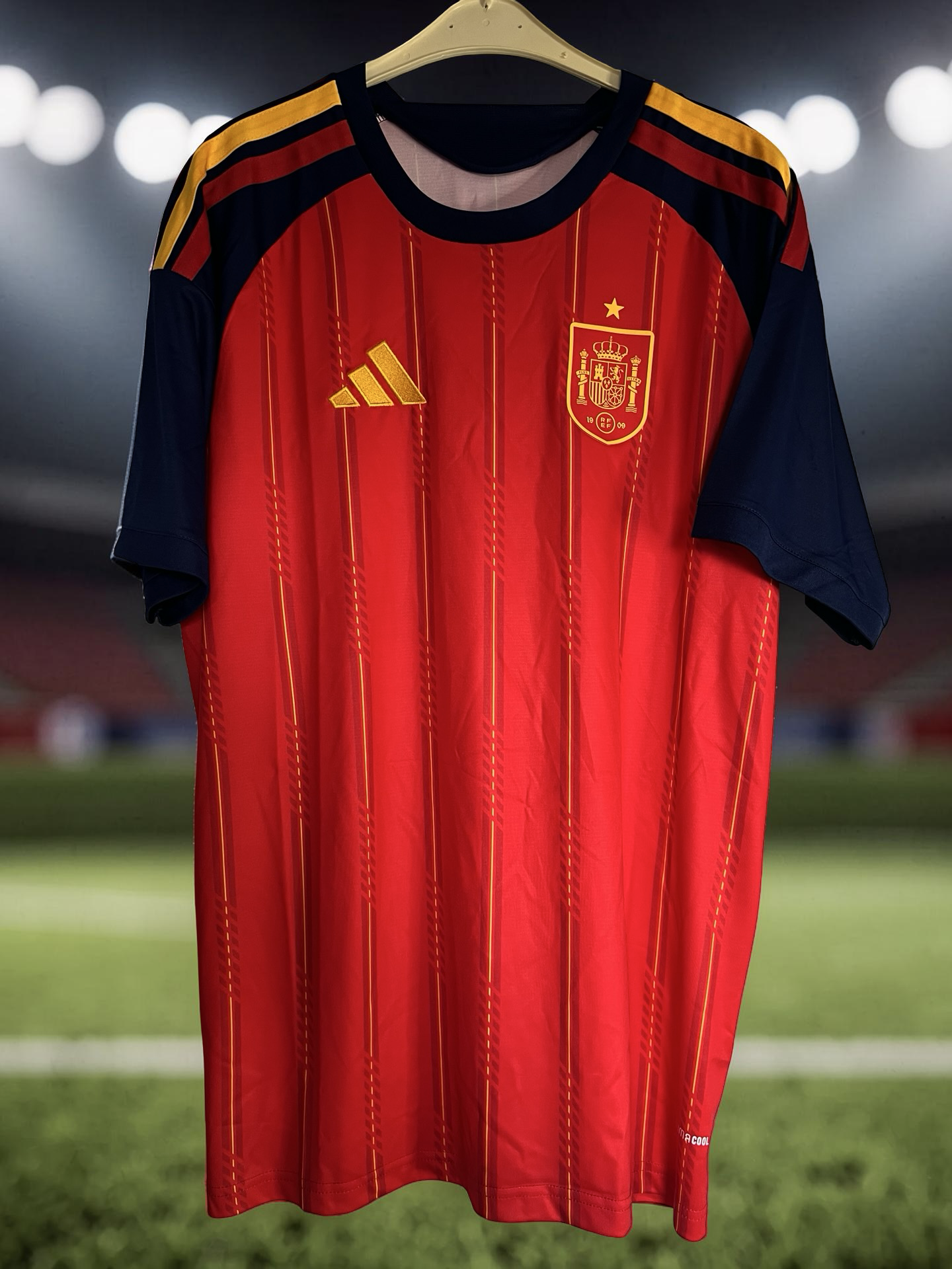 Tricou fotbal – Fan Edition Spania - Roșu