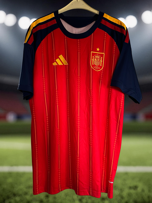 Tricou fotbal – Fan Edition Spania - Roșu
