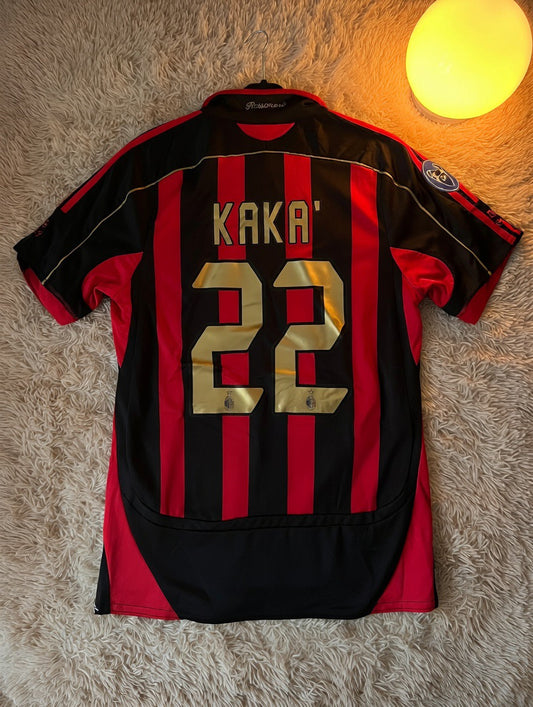 Tricou fotbal – Fan Edition AC Milan - Kaka - Roșu