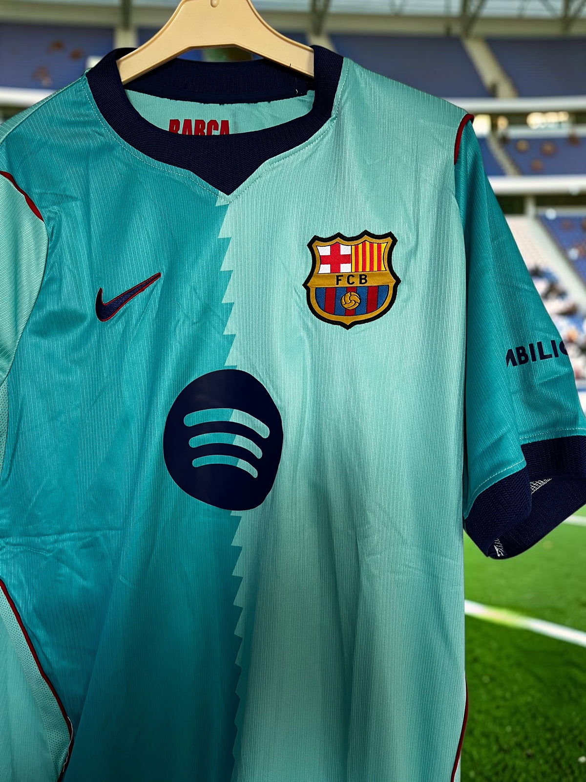 Tricou de fotbal – Ediția Fan Barcelona Turcoaz