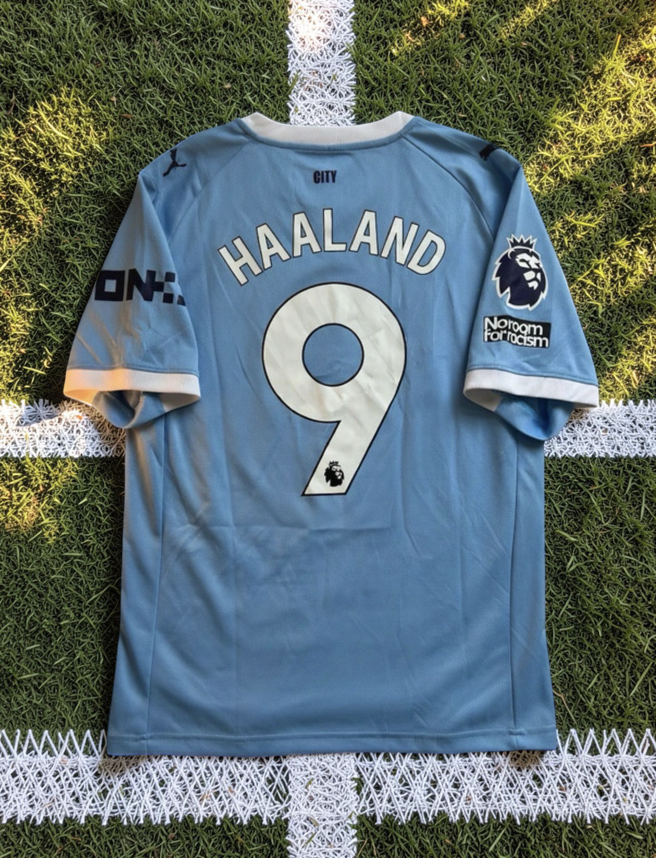 Tricou fotbal – Fan Edition Manchester City - stil Haaland