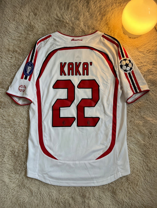 Tricou fotbal – Ediția pentru fani AC Milan - Kaka - Alb