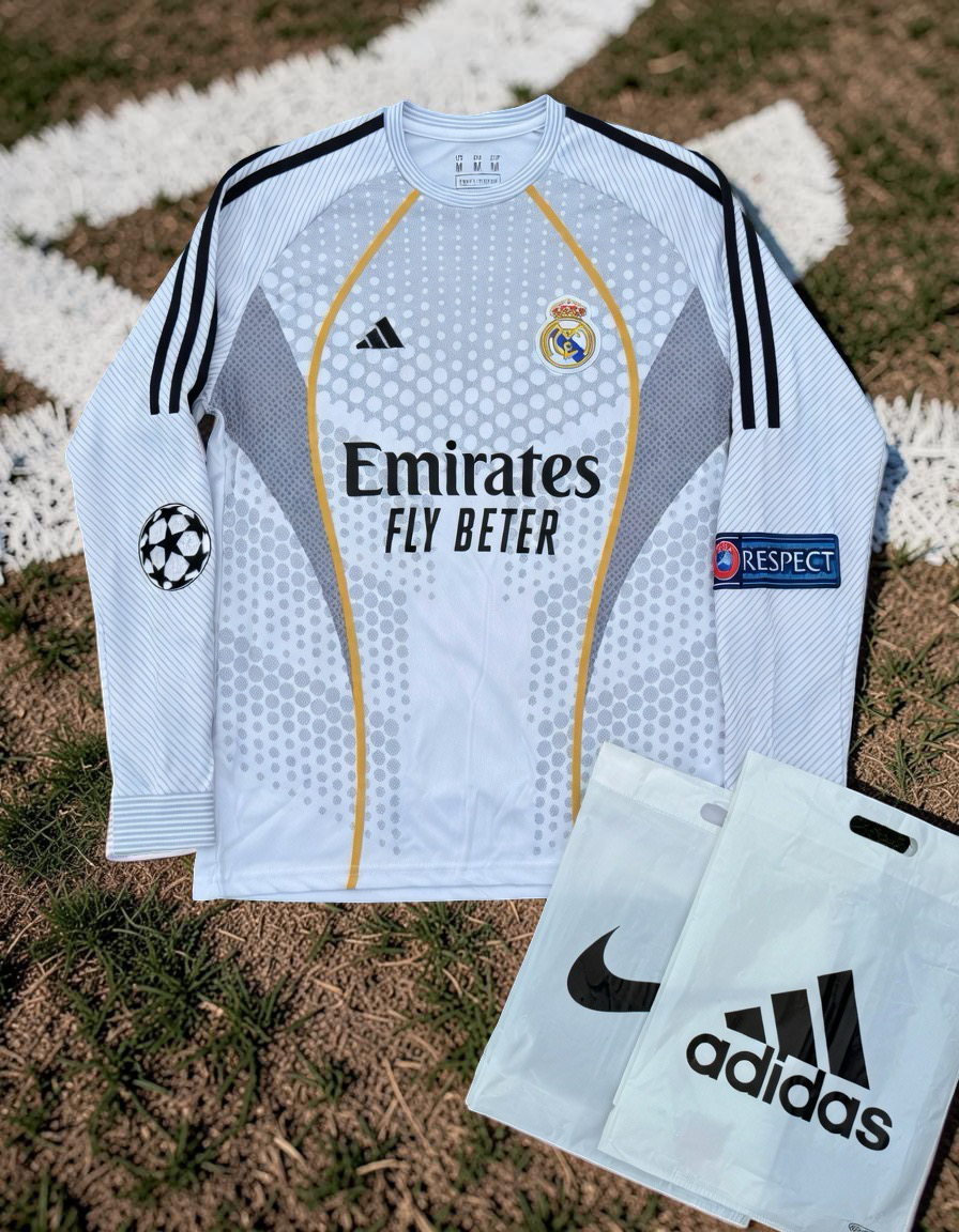 Tricou fotbal – Ediția Fanilor Real Madrid - stil Mbappe