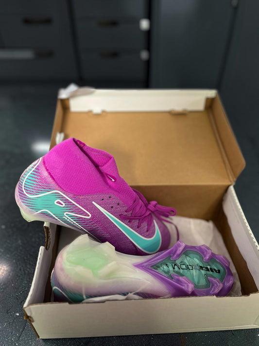 Ghete de fotbal Performance -Roz/Violet