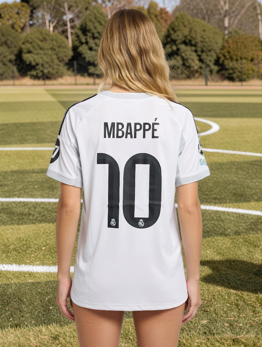 Tricou fotbal – Fan Edition Real Madrid- stil Mbappe