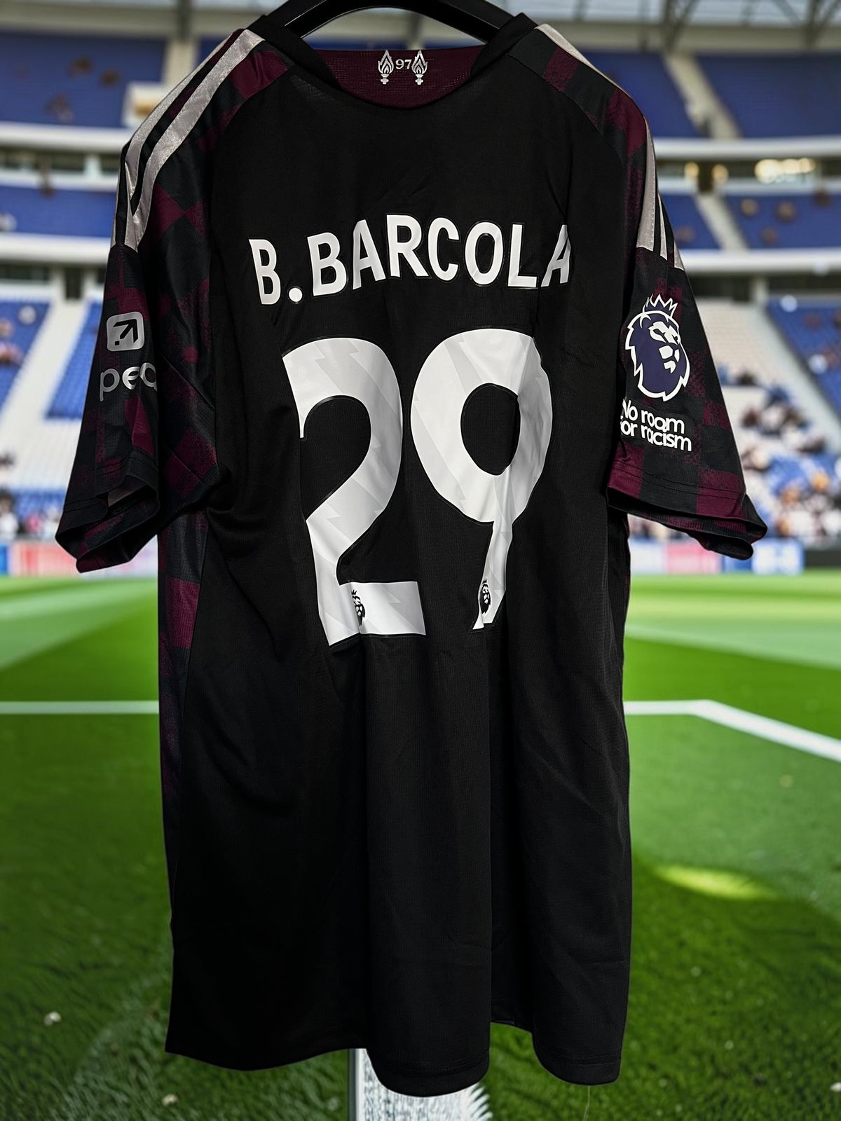 Tricou de fotbal – Ediție de fan Liverpool B. Barcola Negru
