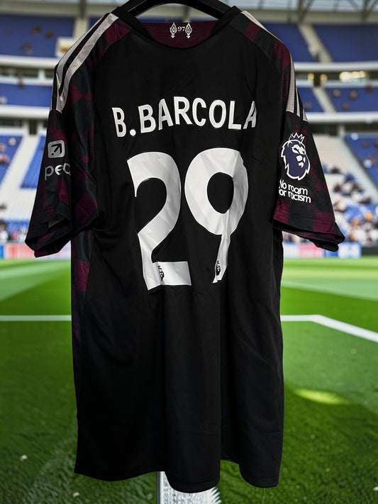 Tricou de fotbal – Ediție de fan Liverpool B. Barcola Negru